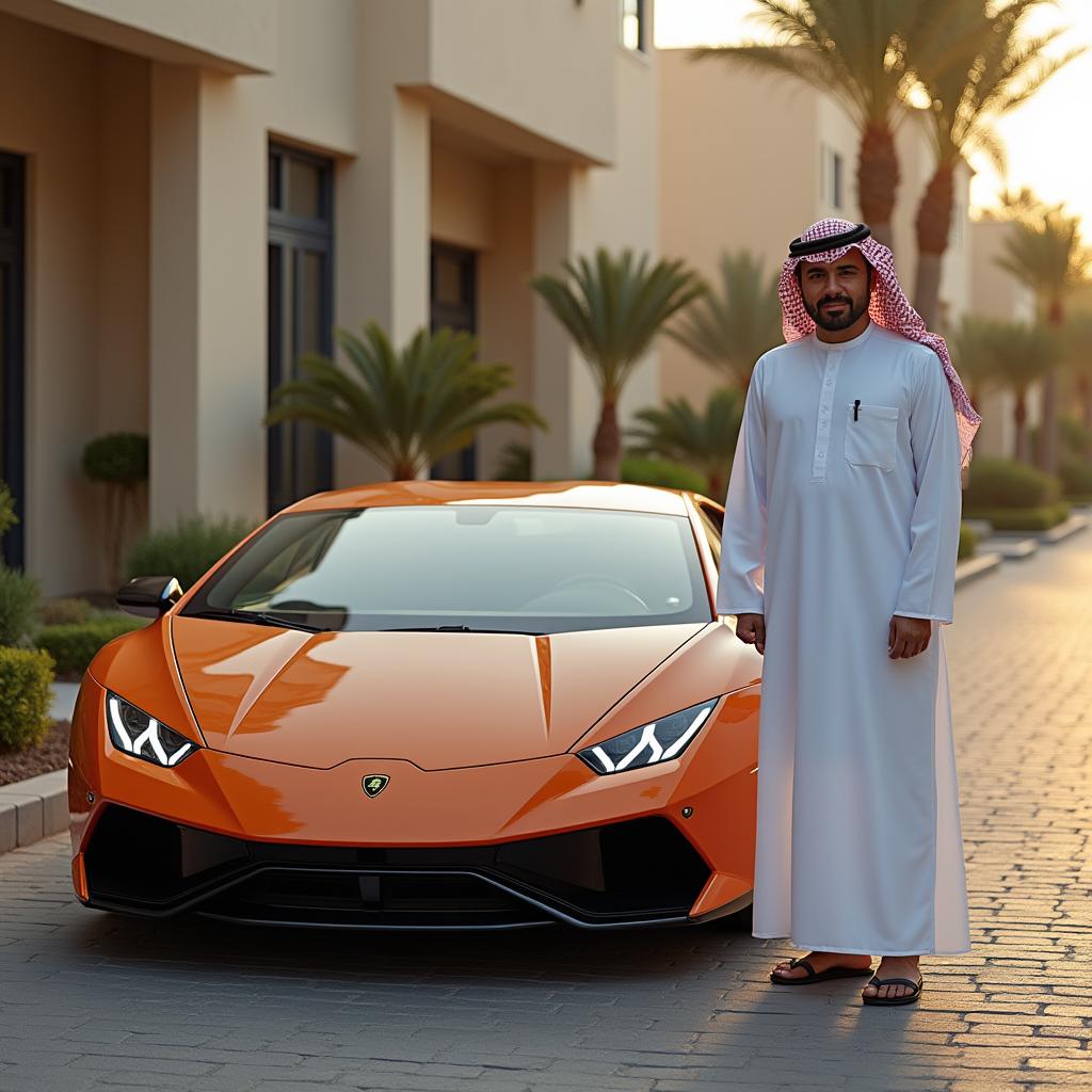 Lamborghini rental in Dubai