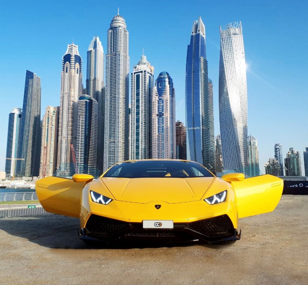 Rent Yellow Lamborghini