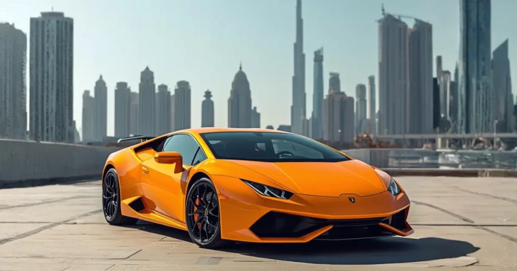 Lamborghini rental in Dubai