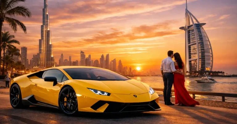 Rent a Lamborghini in Dubai for Anniversary