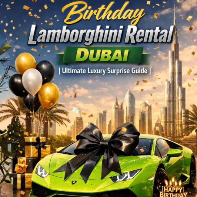 Birthday Lamborghini Rental Dubai | Ultimate Luxury Surprise Guide