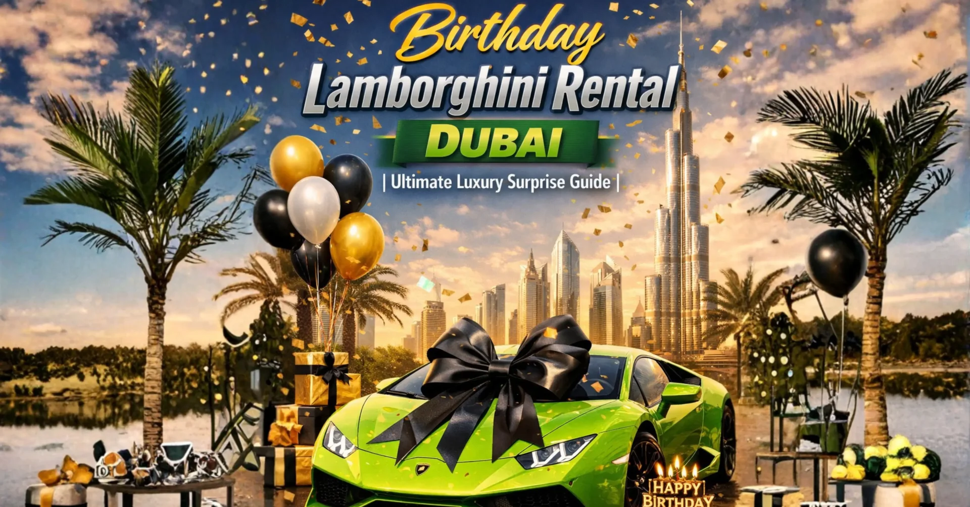 Birthday Lamborghini Rental Dubai | Ultimate Luxury Surprise Guide