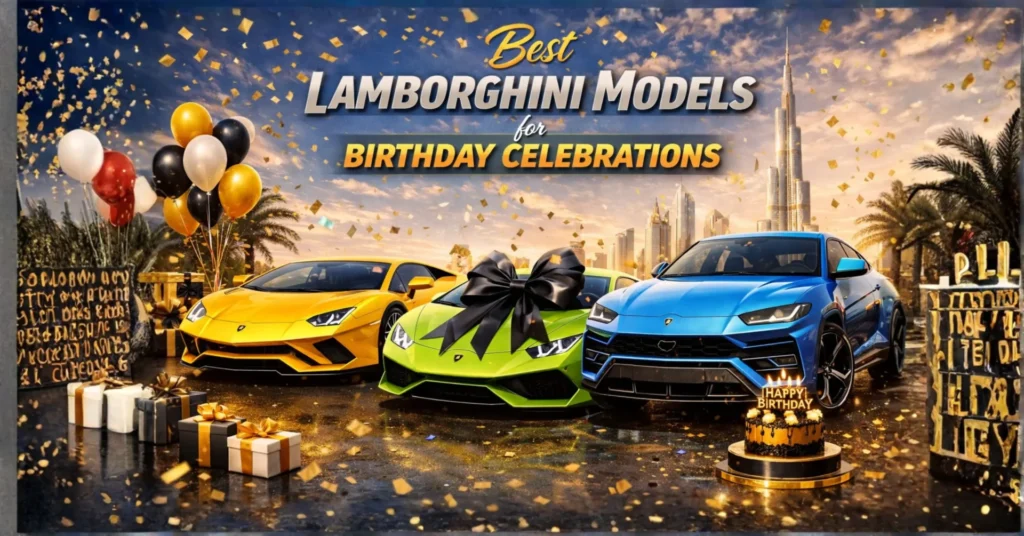 Lamborghini rental in Dubai