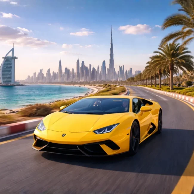Top Scenic Routes in Dubai for a Lamborghini Ride