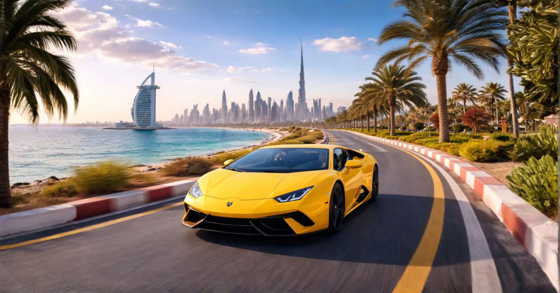 Top Scenic Routes in Dubai for a Lamborghini Ride